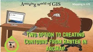 Two option to creating Contours from Raster in ArcMap - Mapping in GIS