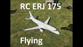 RC Embraer ERJ-175 EDF Airliner Jet Maiden Flight
