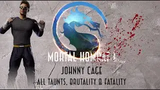 Mortal Kombat 1 - All Johnny Cage Taunts, Brutality & Fatality