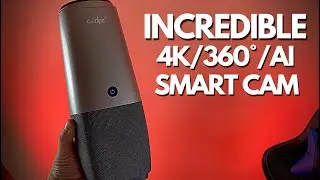 INCREDIBLE 4K 360° Smart Ai Video Conference WebCam! The CoolPo AI Huddle Pana!