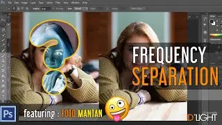 Frequency Separation. Teknik super populer buat Retouching. Kudu bisa gaes..