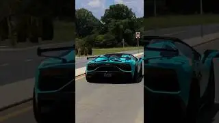 LAMBORGHINI AVENTADOR SVJ WITH A RYFT EXHAUST FLOORING IT!!