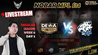 🔴VERTICAL LIVE : NOBAR MPL ID S14 - DEWA vs EVOS | MINGGU KE-6 HARI KE-2 #MLBBIDCreator