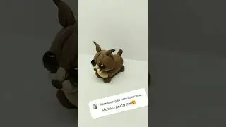 Рысь адопт ми из воздушного пластилина/Lunx adopt me from clay 