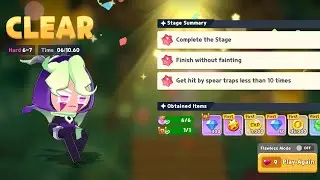 CookieRun: Tower of adventures - Chapter 6-7 Hard _ Hidden treasure _ 3 stars.