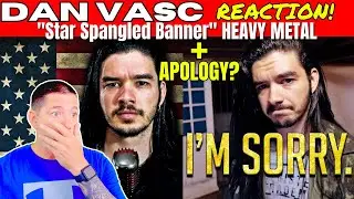 Dan Vasc Reaction - "Star Spangled Banner" HEAVY METAL