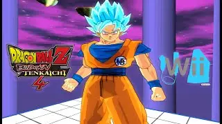 Dragon Ball Z Budokai Tenkaichi 4 Wii- Story Mode - Goku SSJ Blue Kaioken VS Bergamo y Toppo