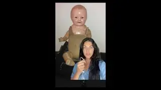 Harold’s photo is giving me a headache 😨 #haunteddoll #paranormal #creepy #weird
