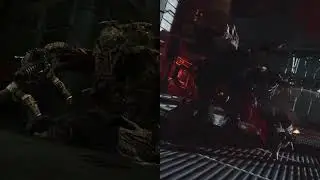 Brute Death Animation Side by Side - Dead Space (2008) VS Dead Space (Remake) Direct Comparison