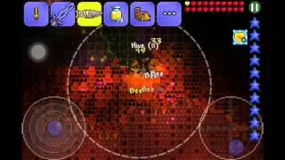 Terraria IOS - Queen Bee fight