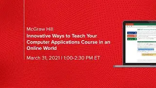 Innovative Ways to Teach Your Computer Applications Course in an Online World (Webinar)