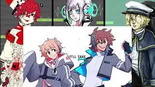 FUKASE, Utatane Piko, Oliver | BORDERLESS (English version) |RVC/VOCALOID/SynthV AI cover