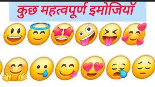 WhatsApp face emoji!Emoji with their meaning!Important emoji 
