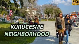 Istanbul Walking Tour- Kurucesme Neighborhood- 4K UHD 60 FPS
