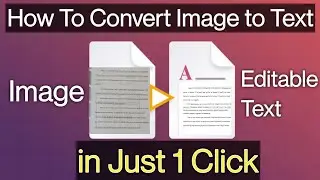 Image to Text conversion | Image to Text Converter - How to convert image to Text