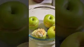 Яблоко как в ресторане  #рецепты#яблочки