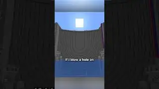 realistic water dam