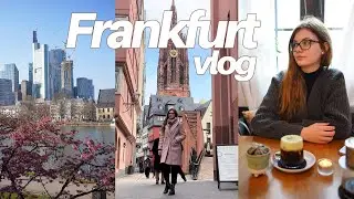 Spring in Frankfurt 🌸 visiting coffee shops, days in the city, Archaeological Museum • Germany vlog