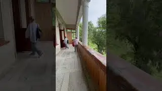 Балкон на даче Сталина в Новом Афоне 