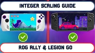 How to enable Integer Scaling on ROG ALLY & LEGION GO
