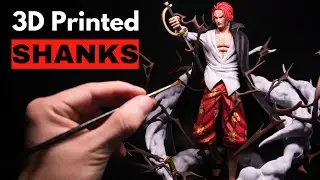 I Painted Shanks from ONE PIECE | 3D Printing Anime Figure
