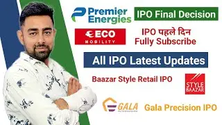 Premier Energies IPO Final Decision | Eco Mobility IPO | All IPO Updates | Jayesh Khatri