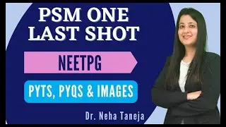 PSM ONE LAST SHOT NEETPG: PYTs, PYQs, IMAGES  neetpg #fmge #upsc