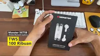 Review Monster XKT08 Wireless Bluetooth Earphone Headset Headphone Earbuds TWS HIFI Surround
