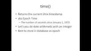 Learn PHP in 14 days Time and Date