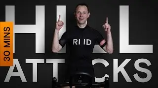 33 Minute Indoor Cycling Workout | Hill Attacks
