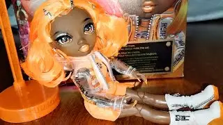 ASMR Dressing up Rainbow High Doll orange #doll #beautiful #rainbowhigh #dressing#asmr#youtube