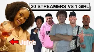 I PARTICIPATED IN 20 STREAMERS VS 1 GIRL