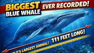 The Biggest Blue Whale Ever Recorded World’s Largest Animal | @timelesstalesanim #whale #animals