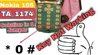 Nokia 105 ( TA-1174 ) *0# Key Not Working Solution  | 1000% Keypad Problem fix  Solution orl nokia