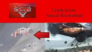 Cars 3 crash scene (Nascar edition)