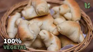 Vegan Fat Croissants - Few ingredients, VERY EASY! - vegan break