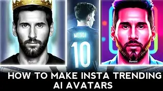 How to make Instagram Trending Ai Avatars | How to make ai avatar || Darkroom Piyush Ingle