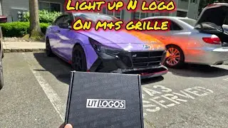 Litlogo on Elantra N install tips for mesh grille