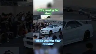 GTR Leaving Car Show Roll Out #GTR #wekfestsj #wekfest #rollout #carshow