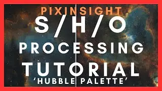 Beginner Tutorial with Free Data - PixInsight Hubble Palette Mono SHO