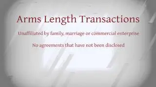 Arms Length Transaction | Short Sale