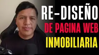 🔴 RE-DISEÑAMOS ESTA PAGINA WEB PARA UNA EMPRESA INMOBILIARIA  🔥 2024