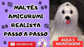 REALISTIC MALTESE AMIGURUMI STEP BY STEP
