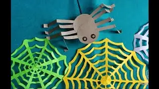 DIY- Halloween Craft for kids | Paper spider craft for kids | Halloween craft 2021 | Halloween DIYs