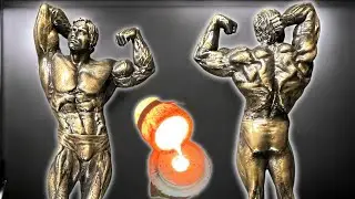 Bronzing Arnold Schwarzenegger