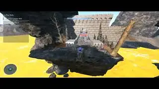 Halo Infinite Forge - MK Bowsers Castle Inspired Race Map WIP