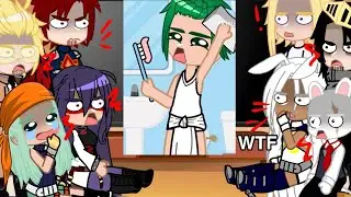 Pro heroes, LOV and Parents react to Deku sings very badly 😭 || mha/bnha || Gacha Club| Life ||