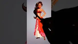 Disney Princess Elena avalor glow-up transformation | Cartoon glow up #cartoon #disney #cartoonart