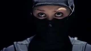 Female Ninja challenged to a game of chess