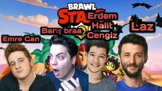 Barış Bra - Laz ile Emre Can Büyük İddalaşma  🤔🤔  Brawl Stars ( Nonolive Canlı Yayın)